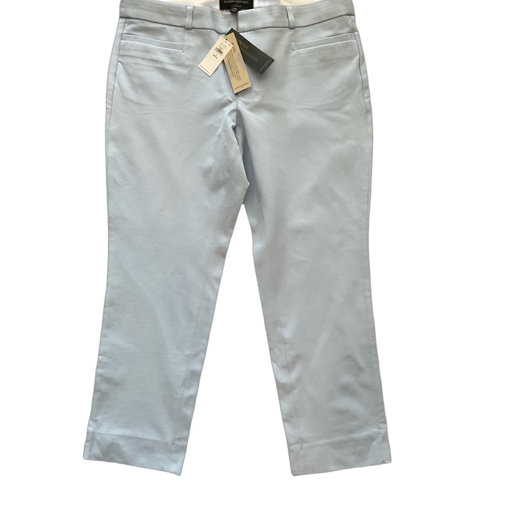 Banana Republic Sky Blue Sloan Crop Pants NWT
